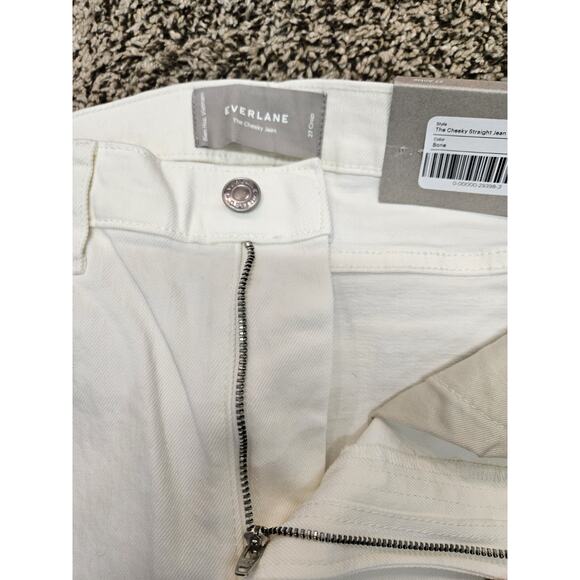 Everlane The 90s Cheeky Jean Bone 27 Regular High Rise Low Stretch NWT - Picture 6 of 9